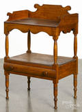 Pennsylvania Sheraton tiger maple washstand