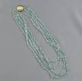 Aquamarine Bead Necklace
