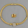 18kt Gold Diamond and Citrine Interchangeable Necklace David Yurman