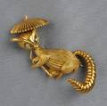 18kt Gold and Diamond Figural Brooch