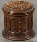 Mahogany commode stool