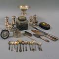 Group of Sterling Silver and Silvermounted Items