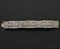 Art Deco Platinum and Diamond Bracelet