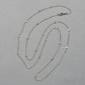 14kt White Gold and Diamond Longchain