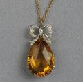 Edwardian Citrine Pendant