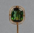 14kt Gold and Tourmaline Stickpin