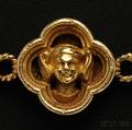 Gothic Revival 18kt Gold Bracelet Wiese