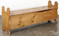 Pennsylvania pine wood box bench
