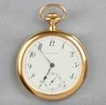 Antique 18kt Gold Open Face Pocket Watch Tiffany  Co