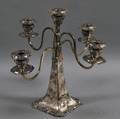 Barbour Silverplated Fivelight Candelabra