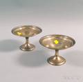 Pair of Gorham Weighted Sterling Silver Tazzas