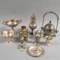 Group of Sterling Silver and Silverplated Tableware