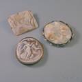 Three Shellcarved Cameo Brooches
