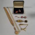 Small Group of Victorian and Gold Jewelry