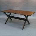 Country Pine Sawbuck Table