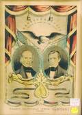 N Currier publisher American 18381856 GRAND NATIONAL WHIG BANNER Onward