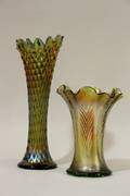 Two Carnival Glass Vases