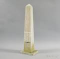 Carved Marble Obelisk