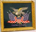 Patriotic Asian Export Silk Embroidered Picture