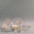 Twentyone Colorless Cut Glass Items