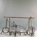 Group of Early Wrought Iron Hearth Tools and Implements