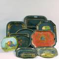 Sixteen Tole Trays