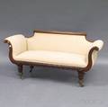 Classical Carved Mahogany Settee