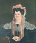 American School 19th Century Portrait of Mary Mulhan