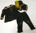 Childs Antique Green Velvet Fourpiece Outfit