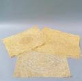 Twelve Ivory Venetian Lace Placemats