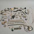 Group of Mostly Sterling Silver Jewelry