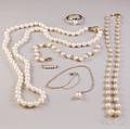 Small Group of Cultured Pearl Jewelry