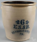 Sixgallon stoneware crock
