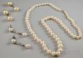 Small Group of Cultured Pearl Jewelry
