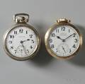 Two 23jewel Hamilton Open Face Watches