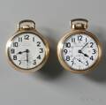 Two Hamilton Model 992B Goldfilled Open Face Watches