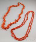 Two Coral Necklaces