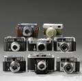 Two Russian Occupied Germany Cameras and Six Other German Cameras