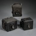 Three German Large Format Reflex Plate Cameras