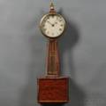 Simon Willard Jr Mahogany Patent Timepiece or Banjo Clock
