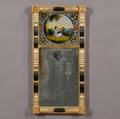 Classical Splitbaluster Gilt Ebonized Mirror