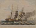 CP Fessenden publisher Philadelphia Early 19th Century The Capture of HBM Sloop of War Frolic Capn Whinyates by the US Sl