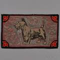 Figural Wool Hooked Rug with Scottish Terrier