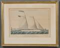 Nathaniel Currier publisher American 18131888 Extraordinary Express Across the Atlantic PILOT BOAT Wm J ROMER