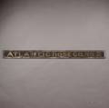 Painted Wooden Sign ATLANTIC HOSE CO NO 2