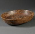 Handhewn Oval Burl Bowl