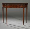 Federal Mahogany Inlaid Card Table