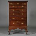 Chippendale Carved Walnut Chestonframe