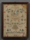 Needlework Pictorial Sampler