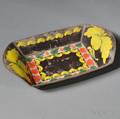 Paintdecorated Tinware Bread Tray